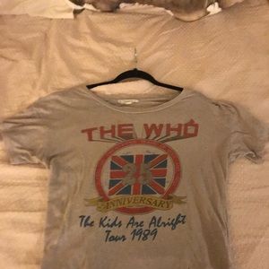 vintage style The Who tee shirt